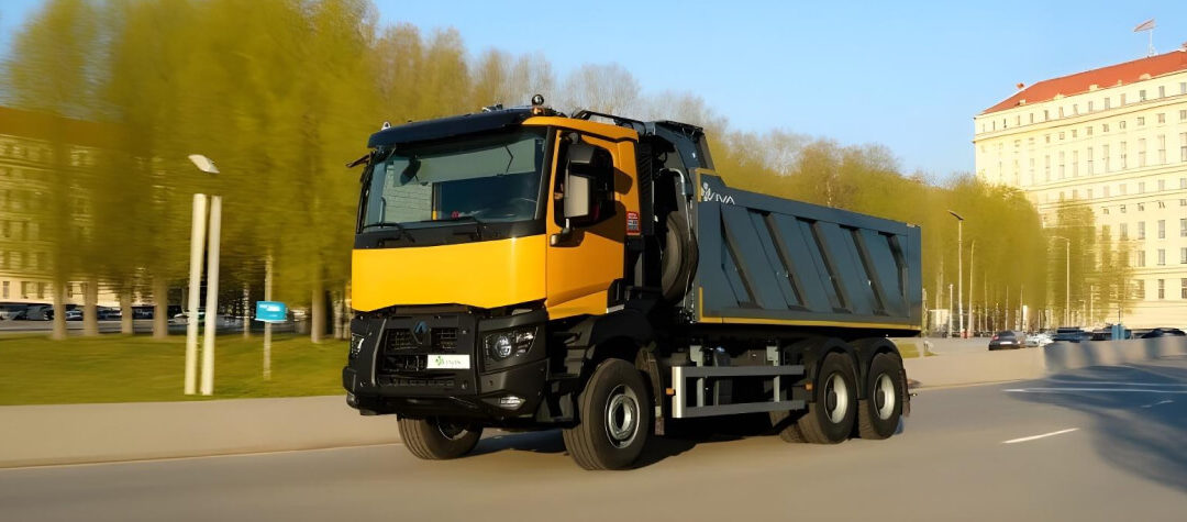 Завод спецтехніки VIVA представив новий самоскид на базі Renault Trucks