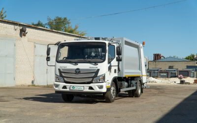 Завод спецтехники VIVA представил новый мусоровоз задней загрузки ВЛІВ СУПЕР МІНІ 8–10 FT 1108