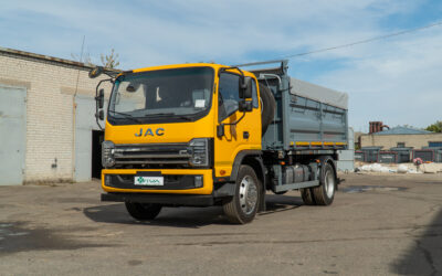 Завод спецтехники VIVA представил новый самосвал трехсторонней разгрузки ВІВА СВ S JAC N120 GP