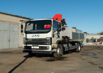 Бортовий автомобіль BB K JAC N120 з Palfinger PK10000