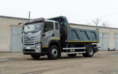 Завод спецтехніки VIVA представив самоскид CB R FAW CA5181 для будівельних і комунальних робіт